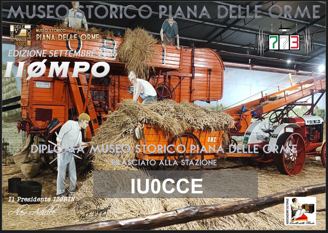 la trebbiatrice presente a Piana delle Orme.